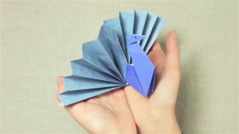Comment Faire Un Paon En Origami 3d   Comment Faire Un Oiseau En Origami  - Comment Faire Un Paon En Origami 3d