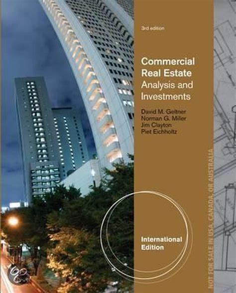 Read Commercial Real Estate Analysis And Investments 