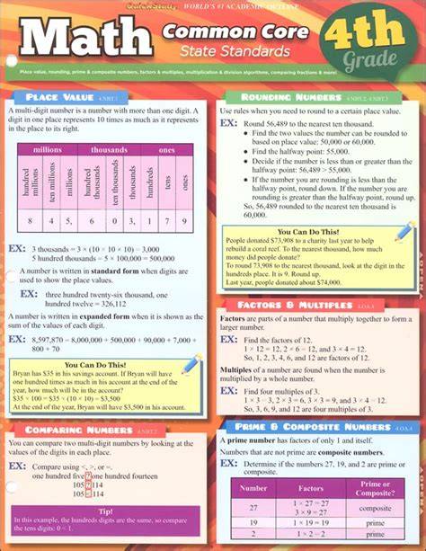 Common Core 4th Grade Math Lesson 4 Homework 4 3 Answer Key