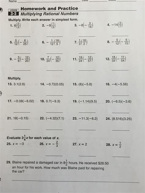 Common Core Algebra 1 Answer Key