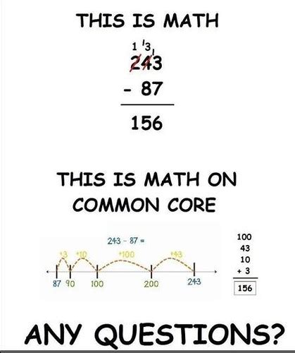 Common Core And Common Sense New Subtraction Method Common Core - New Subtraction Method Common Core