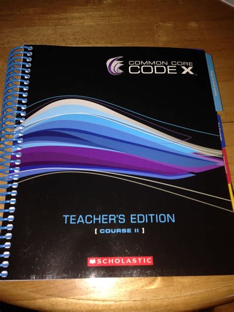Common Core Code X Teacher Edition