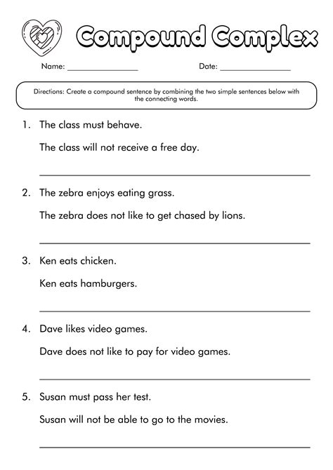 Common Core Grammar Worksheets Sentence Combining Worksheet High School - Sentence Combining Worksheet High School