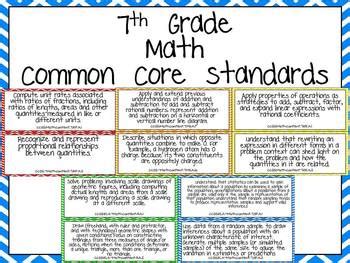 Common Core Kristin Ann King Seventh Grade Common Core Standards - Seventh Grade Common Core Standards