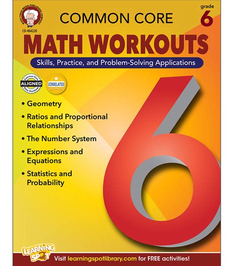 Common Core Math Workouts Grade 6