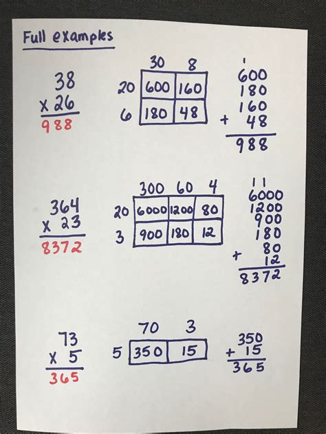 Common Core Multiplication Double Digits    - Common Core Multiplication Double Digits