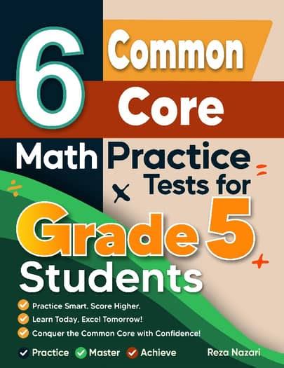 Common Core Practice Grade 5 Math Workbooks To Prepare For The Parcc Or Smarter Balanced Test Ccss Aligned Ccss Standards Practice Volume 6