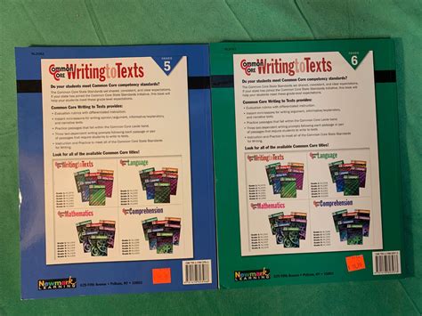 Common Core Practice Writing To Texts Set Newmark Common Core Writing To Text - Common Core Writing To Text