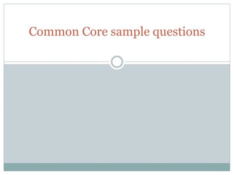 Common Core Sample Questions Paired Passages