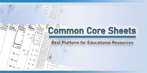 Common Core Sheets Best Platform For Educational Resources Common Core Worksheet Answers - Common Core Worksheet Answers