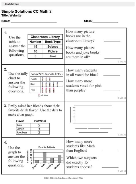 Common Core Sheets Commoncoresheets By Grade - Commoncoresheets By Grade