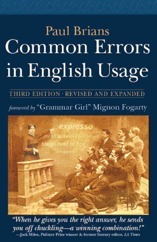 common errors in english usage third edition