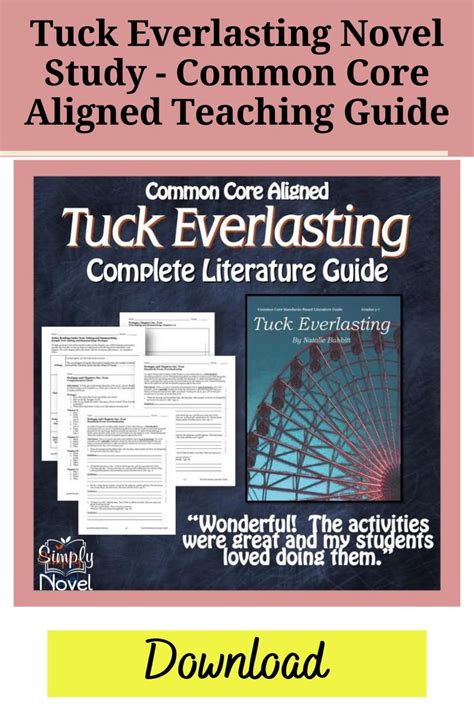 Download Common Core Literature Guide For Tuck Everlasting 