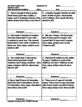 Read Common Core Math Word Problem Powerpoint 