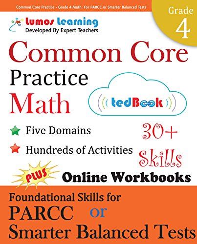Read Online Common Core Practice Grade 4 Math Workbooks To Prepare For The Parcc Or Smarter Balanced Test Ccss Aligned Ccss Standards Practice Volume 4 