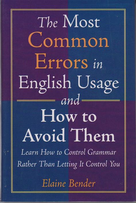 Read Common Errors In English Usage Sindark 