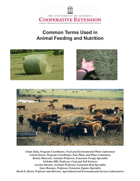 Download Common Terms Used In Animal Feeding And Nutrition 