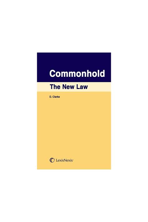 Download Commonhold The New Law 