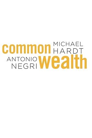Read Commonwealth Michael Hardt 
