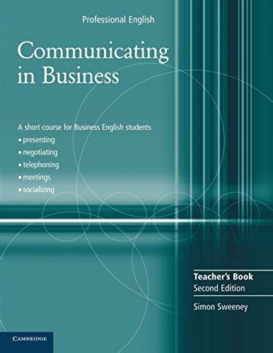 Read Online Communicating In Business Cambridge University Press 