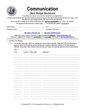Communication Merit Badge And Worksheet Resources For Scouts Communications Merit Badge Worksheet Answers - Communications Merit Badge Worksheet Answers