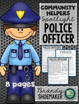 Community Helpers Police Officer By Brandy Shoemaker Tpt Community Helper Police Officer - Community Helper Police Officer