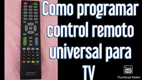 Como Conectar Un Control Universal A Una Tv