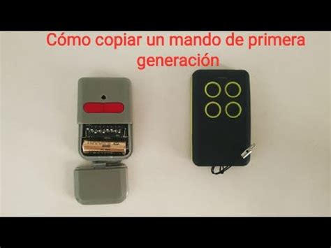 Como Copiar Un Mando De Garaje Qu Mando De Garaje