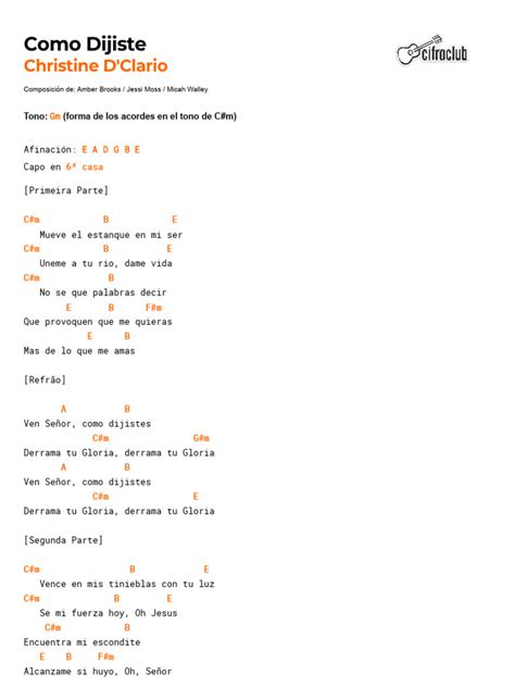 Como Dijiste Letra