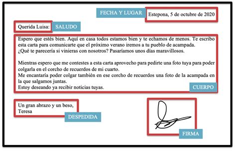 Como Es Una Carta