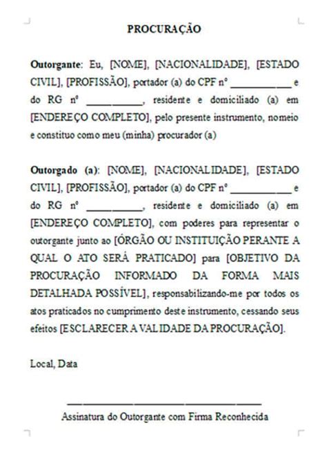 Como Fazer Procuracao