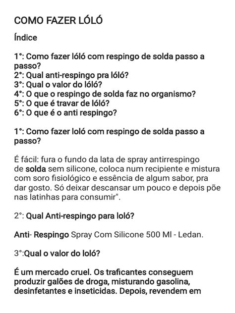 Como Fazer Um Lolo