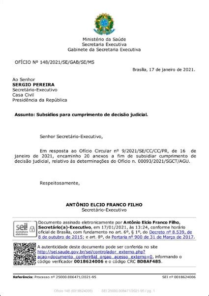 Como Fazer Um Oficio