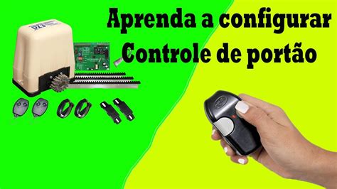 Como Programar Um Controle De Portão