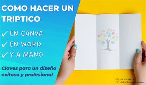Como Se Elabora Un Triptico