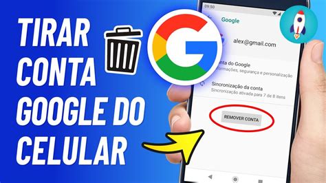 como tirar conta do google