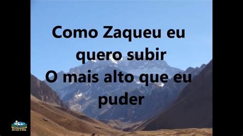 Como Um Zaqueu Letra