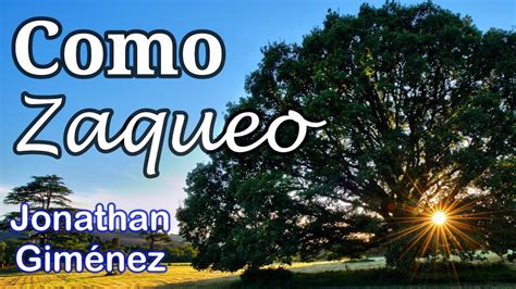 Como Zaqueo Letra