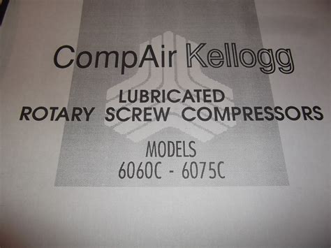 Download Compair Air Kellogg Compressors Maintenance Manual 