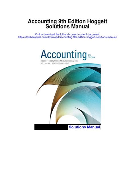 Read Company Accounting 9Th Edition Leo Hoggett Solutions 