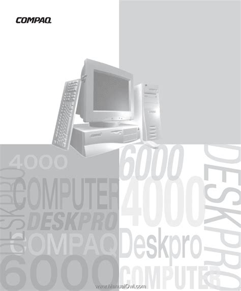 Compaq Reference Guide Compaq Deskpro 2000 Series Of Personal Computers
