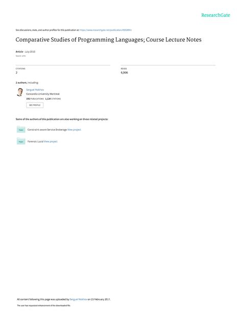 Comparative Studies Of 10 Programming Languages Within 10