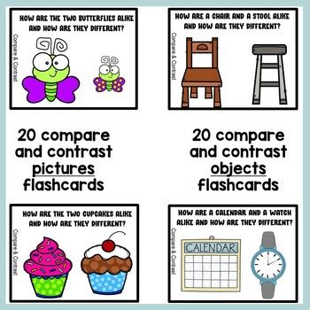 Compare And Contrast Flashcards Easy Notecards Compare And Contrast Science - Compare And Contrast Science