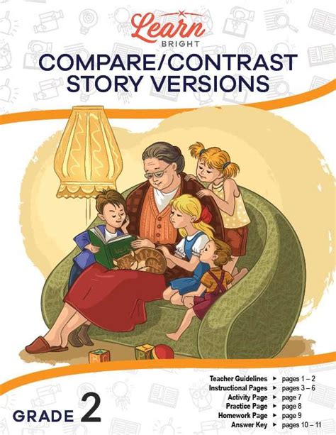 Compare Contrast Story Versions Learn Bright Compare And Contrast Stories 1st Grade - Compare And Contrast Stories 1st Grade