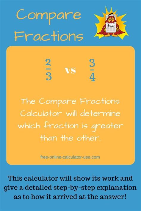 Compare Fractions Calculator To See Which Fraction Is Fractions Greater Than Less Than - Fractions Greater Than Less Than
