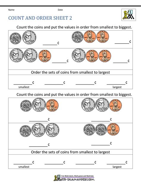 Comparing And Ordering Money Worksheets Primary Resources Twinkl Comparing Money Amounts Worksheet - Comparing Money Amounts Worksheet