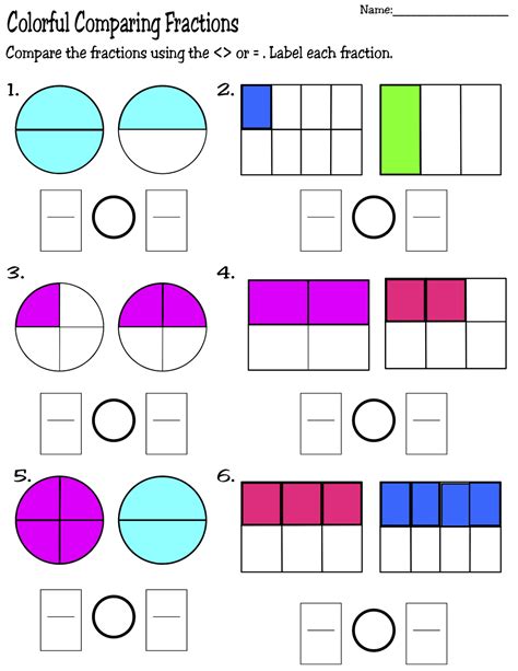 Comparing Fractions Mathematics Grade 3 Periwinkle Comparing Three Fractions - Comparing Three Fractions