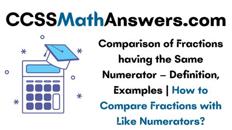 Comparing Fractions With Like Numerators Definition Method Splashlearn Compare Like Fractions - Compare Like Fractions