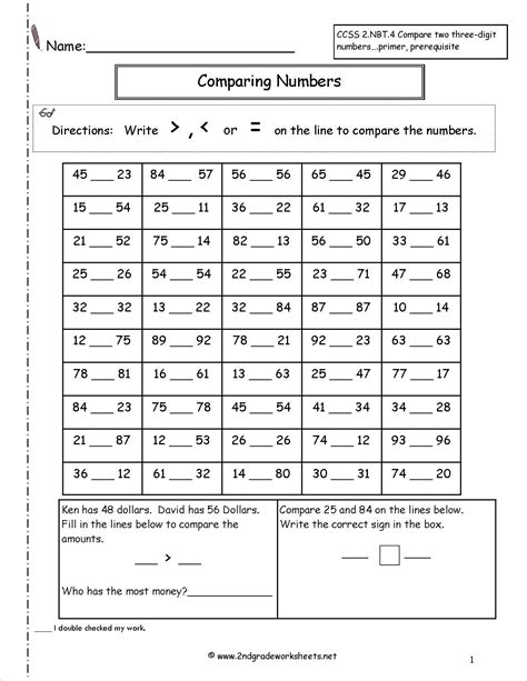 Comparing Numbers Worksheets 4th Grade Db Excel Com Comparing Number 3rd Grade Worksheet - Comparing Number 3rd Grade Worksheet