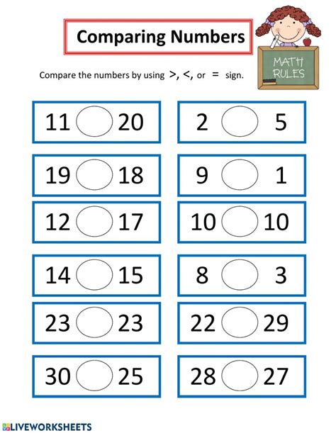 Comparing Numbers Worksheets Storyboardthat Number Stories Worksheet - Number Stories Worksheet